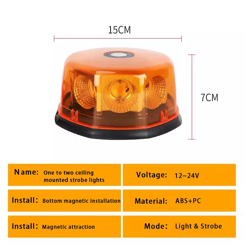 12V Strobo 24V LED Lights Ambe - Gaming Accessories Rack recension och pris