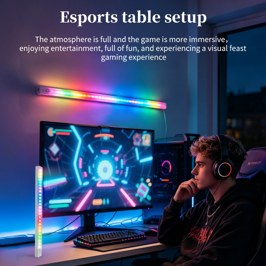 Rechargeable RGB LED Desk Ligh - Accessories For Your Gaming Room recension och pris