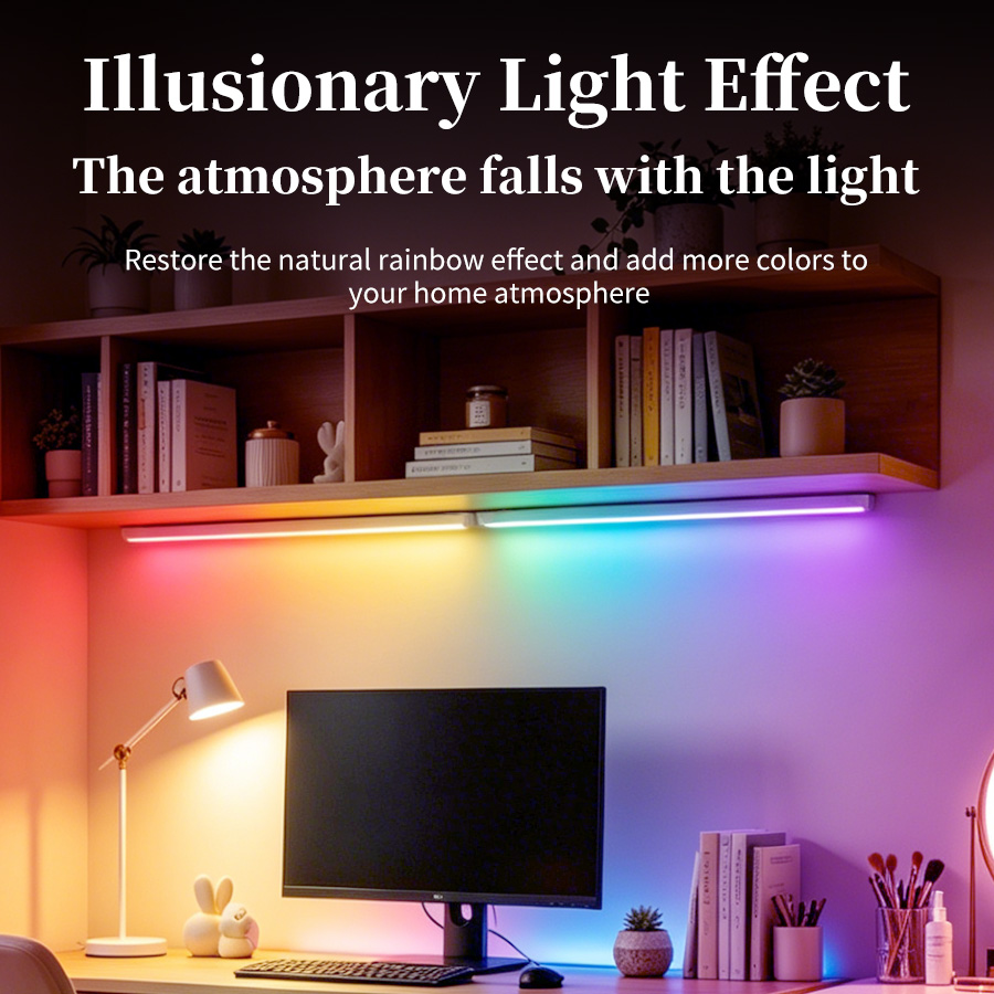 Rechargeable RGB LED Desk Ligh - Accessories For Your Gaming Room recension och pris