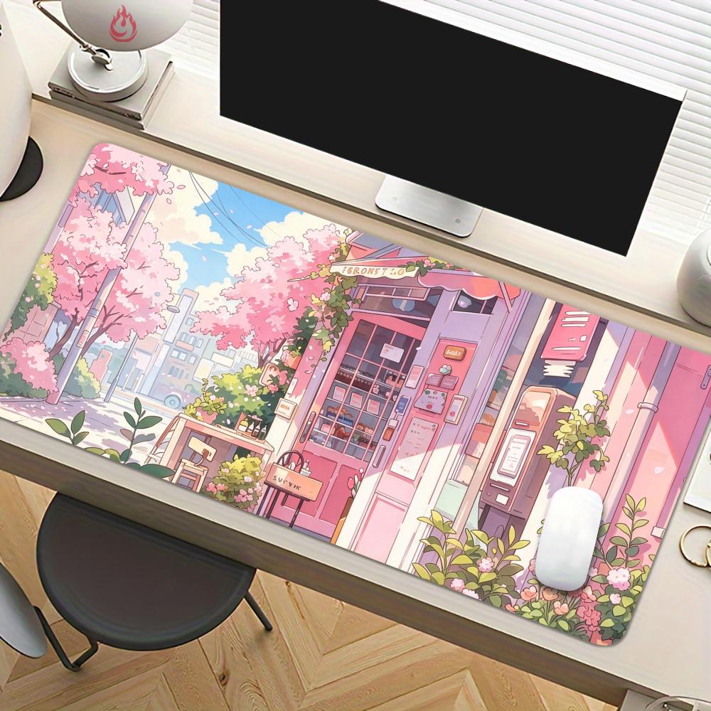 Pink Street-Front Shop Mouse P - Gaming Accessories Shop recension och pris