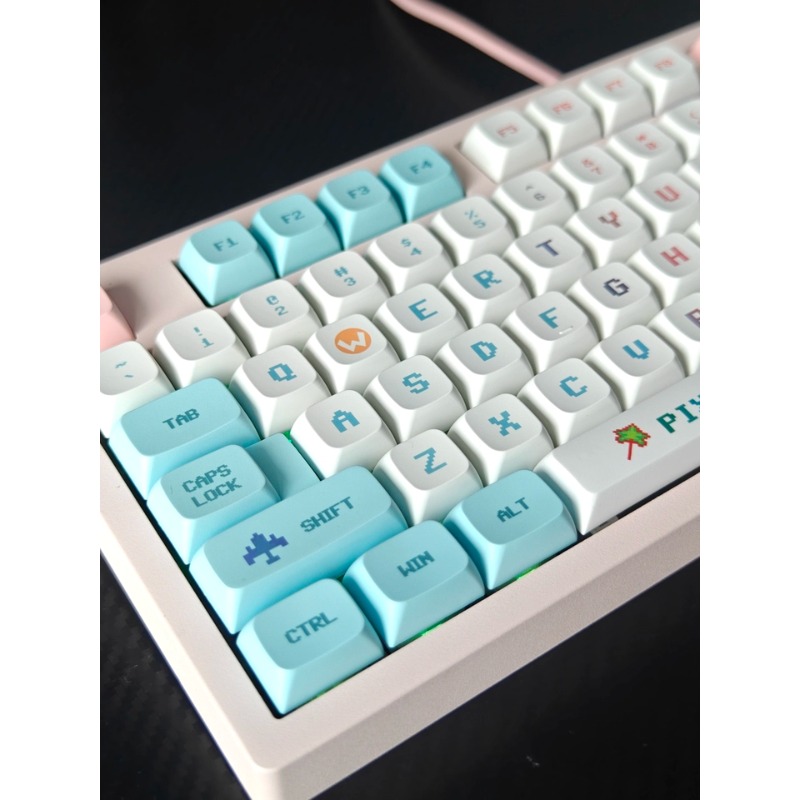 Pixel Style Themed Keycaps XDA - Gaming Accessories Aesthetic recension och pris