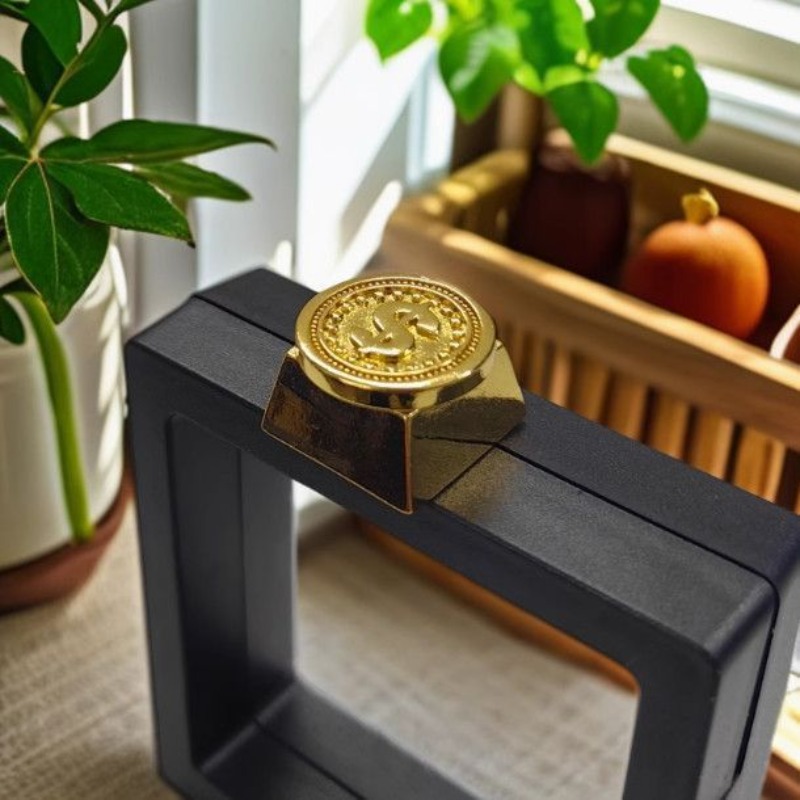 New USD Gold Coin Theme Anime  - Gaming Accessories Aesthetic recension och pris