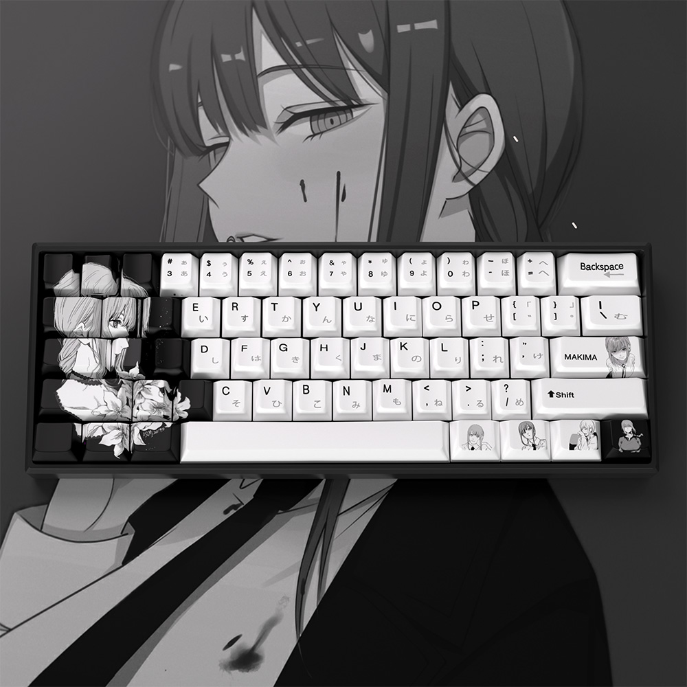 105 Keys Flower Makima Keycap  - Gaming Accessories Aesthetic recension och pris