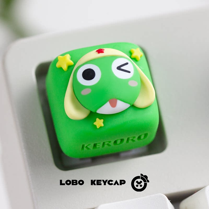 Keroro Themed Anime Keycaps Me - Gaming Accessories Aesthetic recension och pris