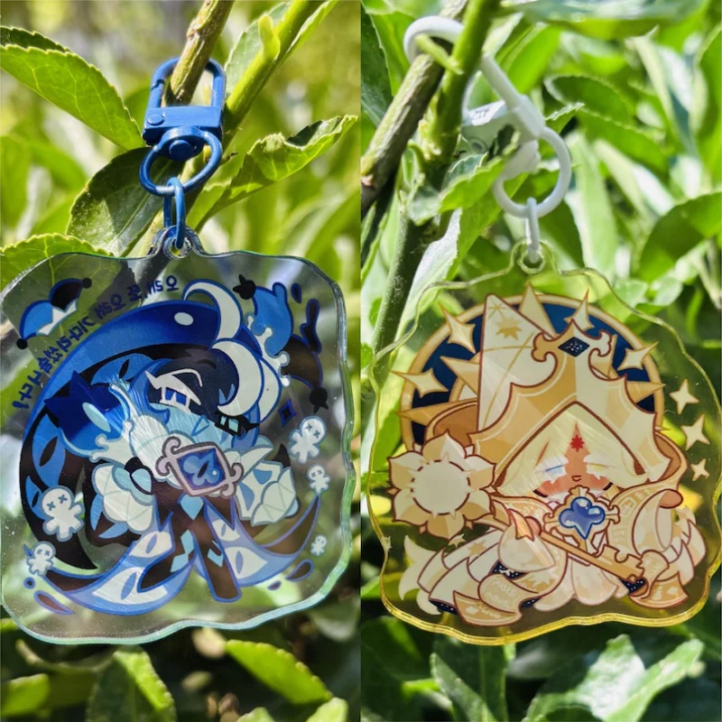 2PCs Cookie Run Keychain - Sha - Gaming Accessories For Room recension och pris