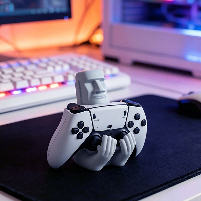 Funny Moai Stone Resin Gamepad - Gaming Accessories For Room recension och pris